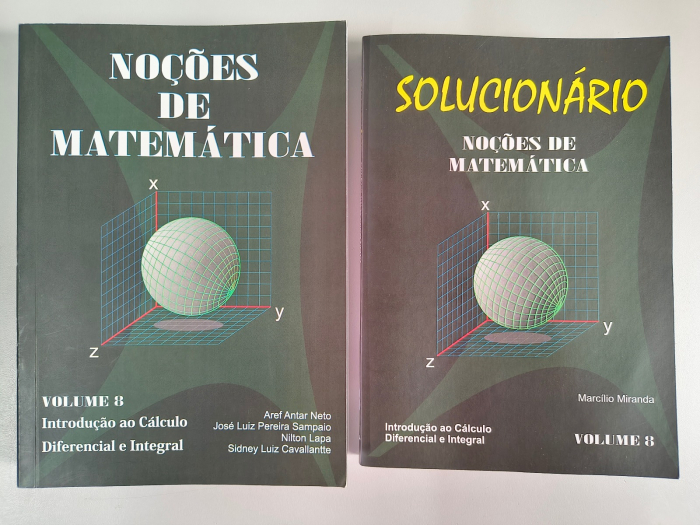 Combo Noções de Matemática volume 8 (Introdução ao Cálculo Diferencial e Integral) + Solucionário