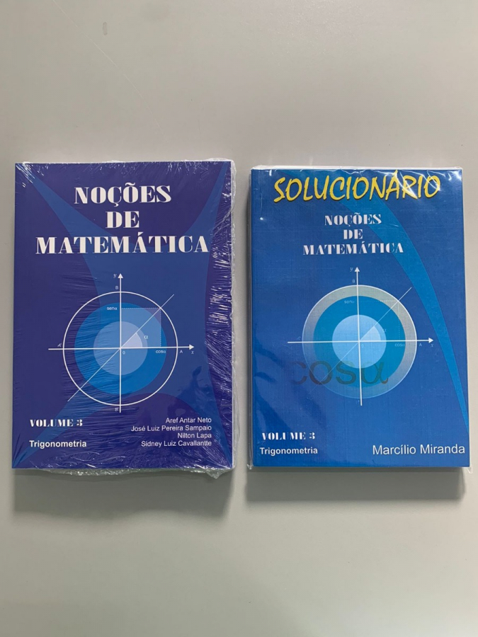 Combo Noções de Matemática volume 3 (Trigonometria) + Solucionário