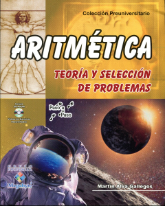 Aritmética Teoría y Selección de Problemas