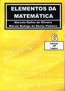 Elementos da Matemática Volume 6 - Cálculo, IR³ e Lógica